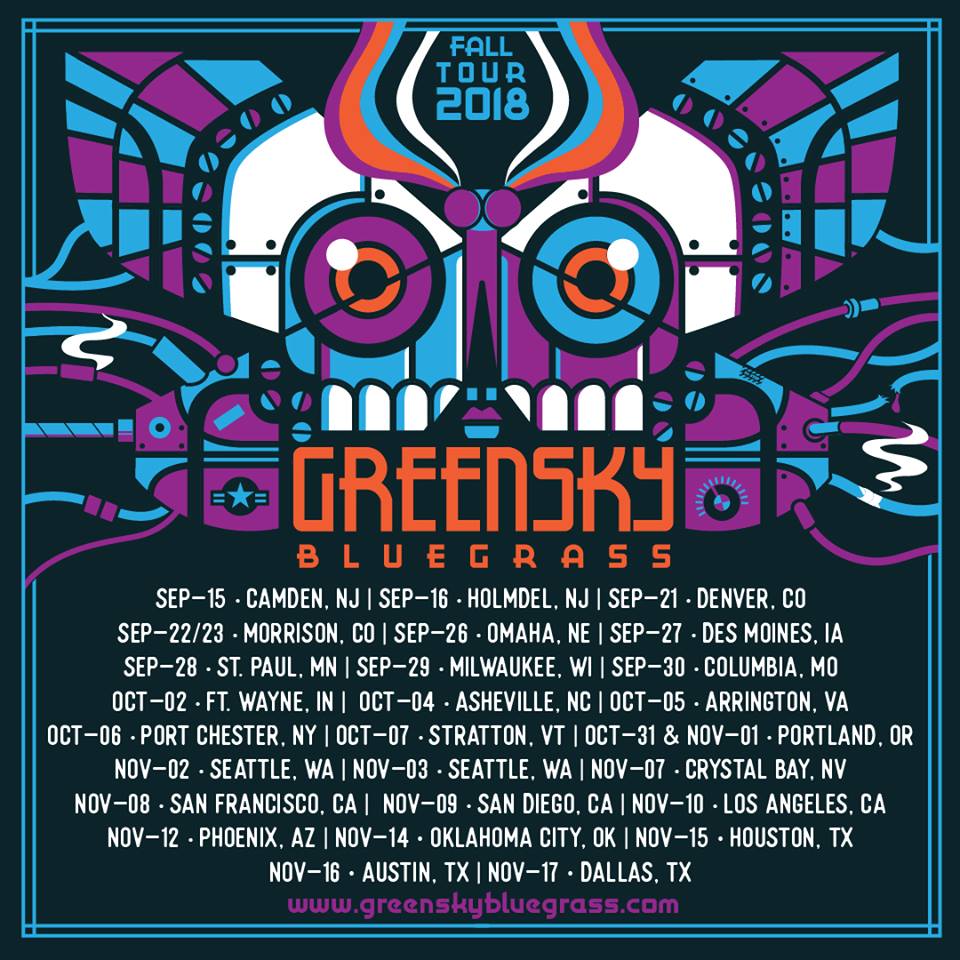 Greensky Bluegrass Fall Tour 2018