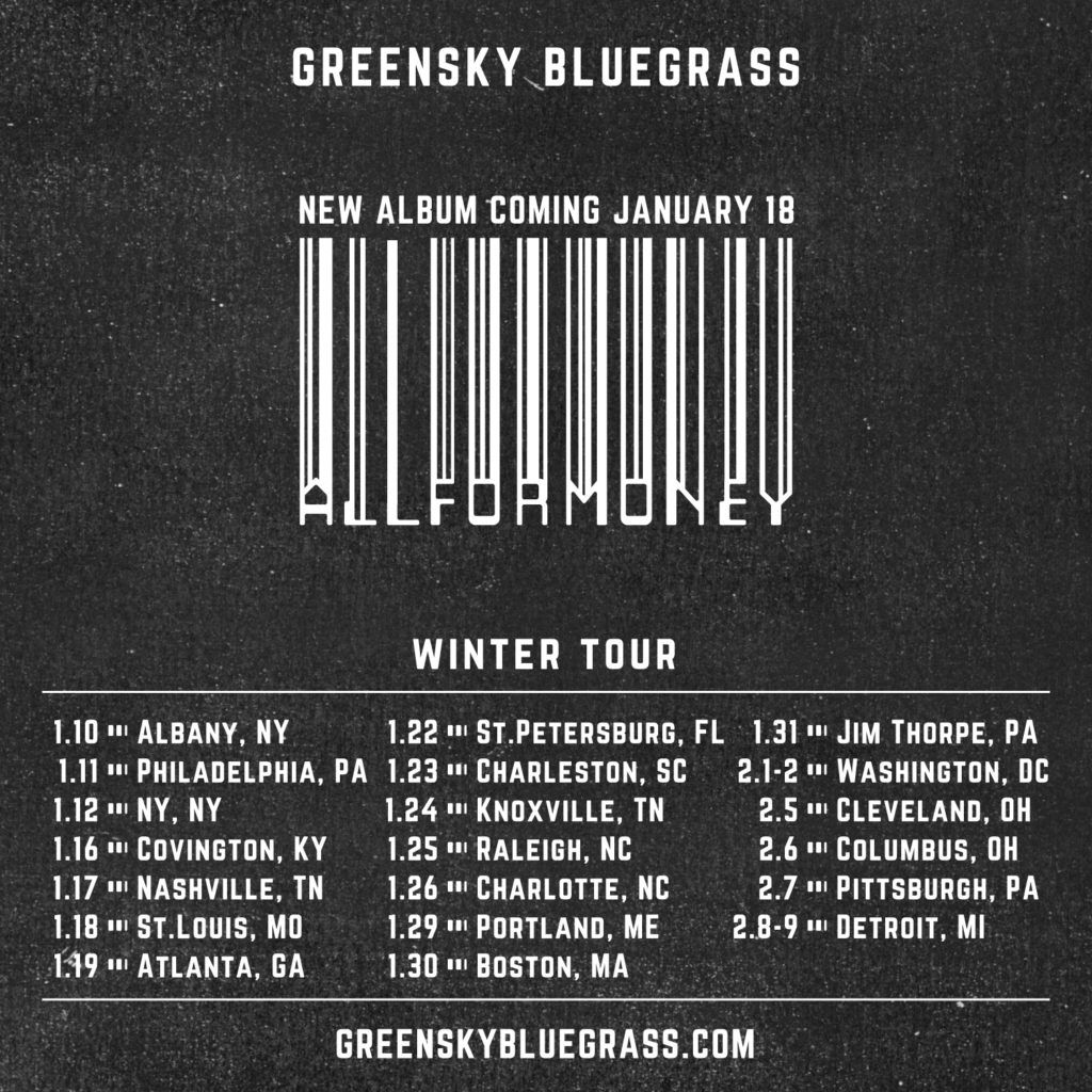 Greensky Bluegrass Winter Tour 2018