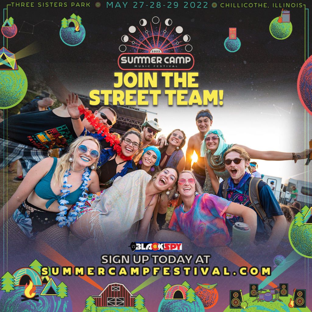 Summer Camp Music Festival Street Team Application