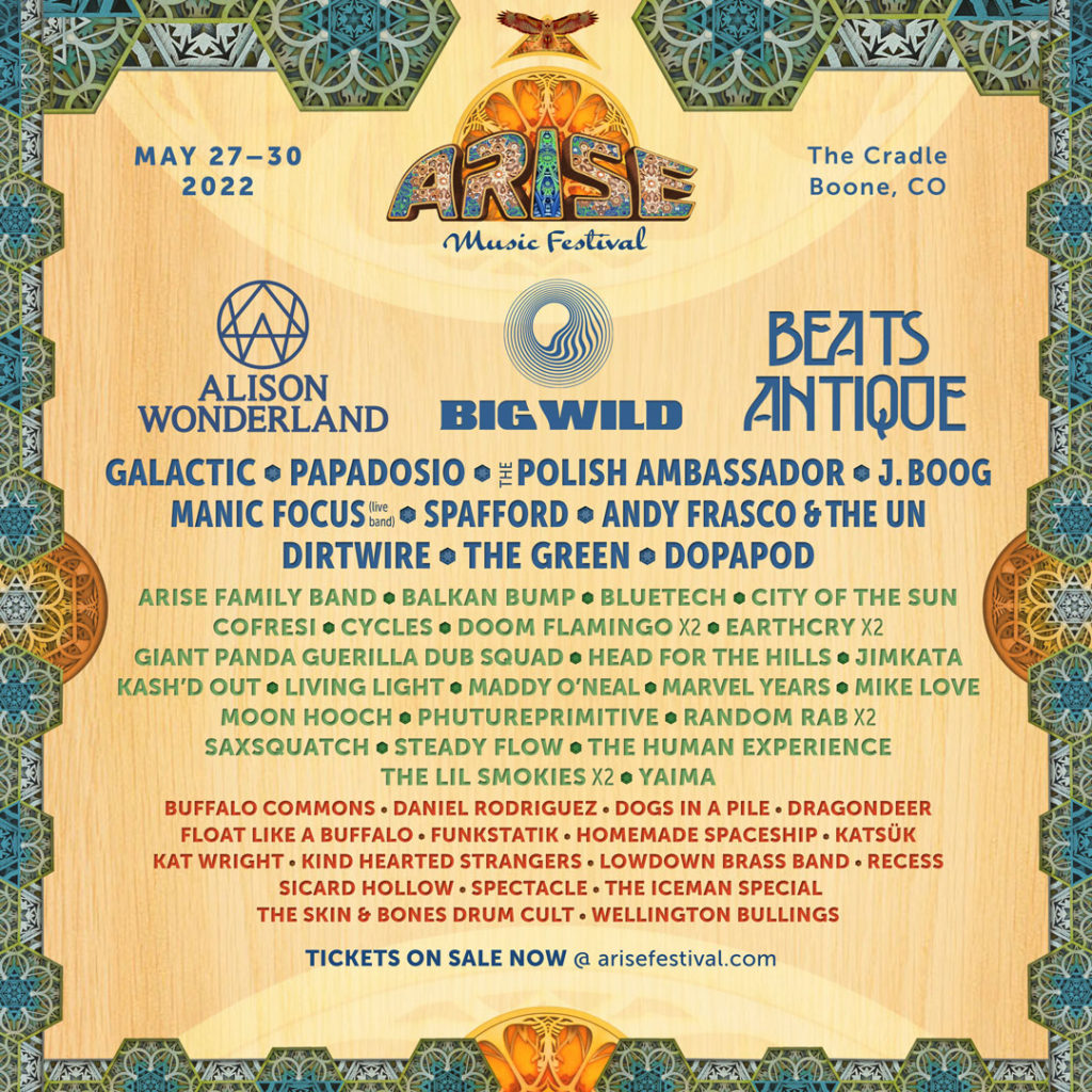 The Final Headliner Arises - Big Wild Completes the Lineup for Arise Music Festival 2022 