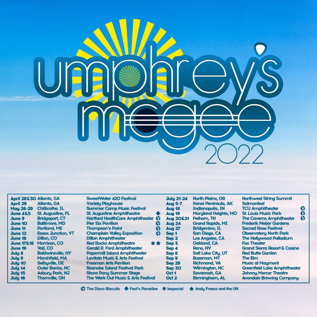 Coast to Coast Dates Plus Festivals: Umphrey McGee's Must-See Summer 2022 Tour