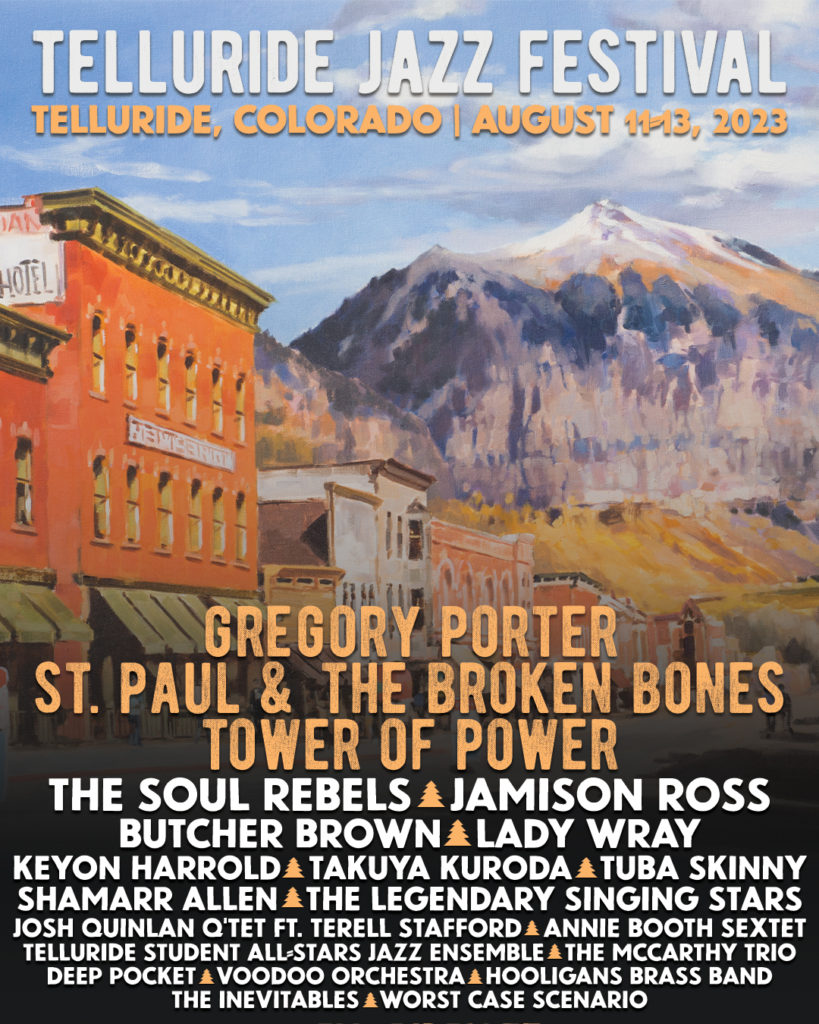 46th Annual Telluride Jazz Festival on August 11-13, 2023