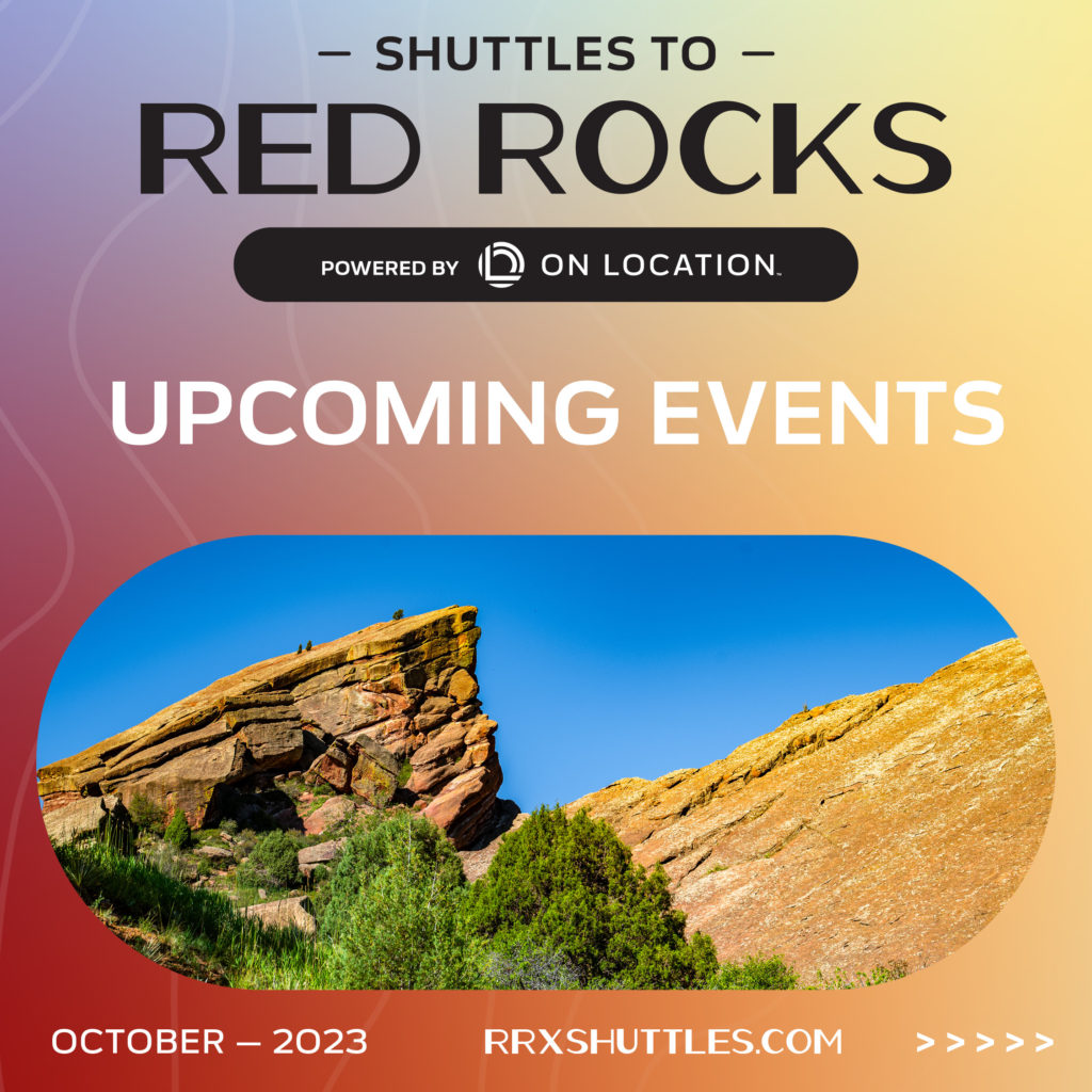 New Shuttles to Red Rocks - October 2023