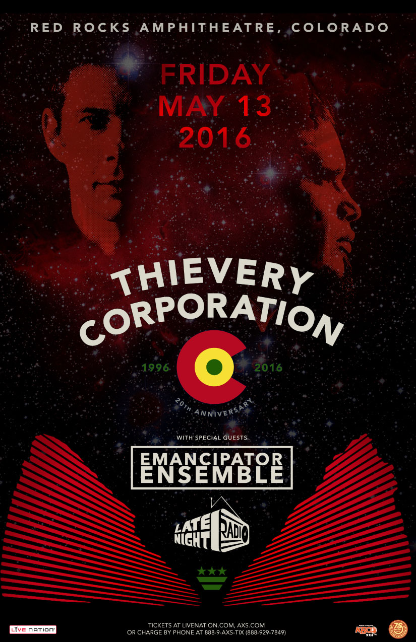 Thievery Corp @ Red Rocks 5.13