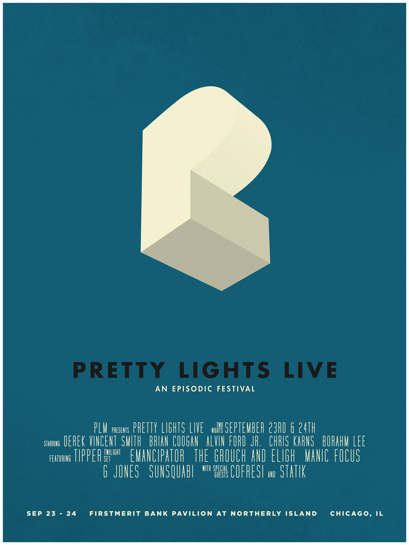 Pretty Lights @ FirstMerit Bank Pavilion at Northerly Island Chicago 9.23-24