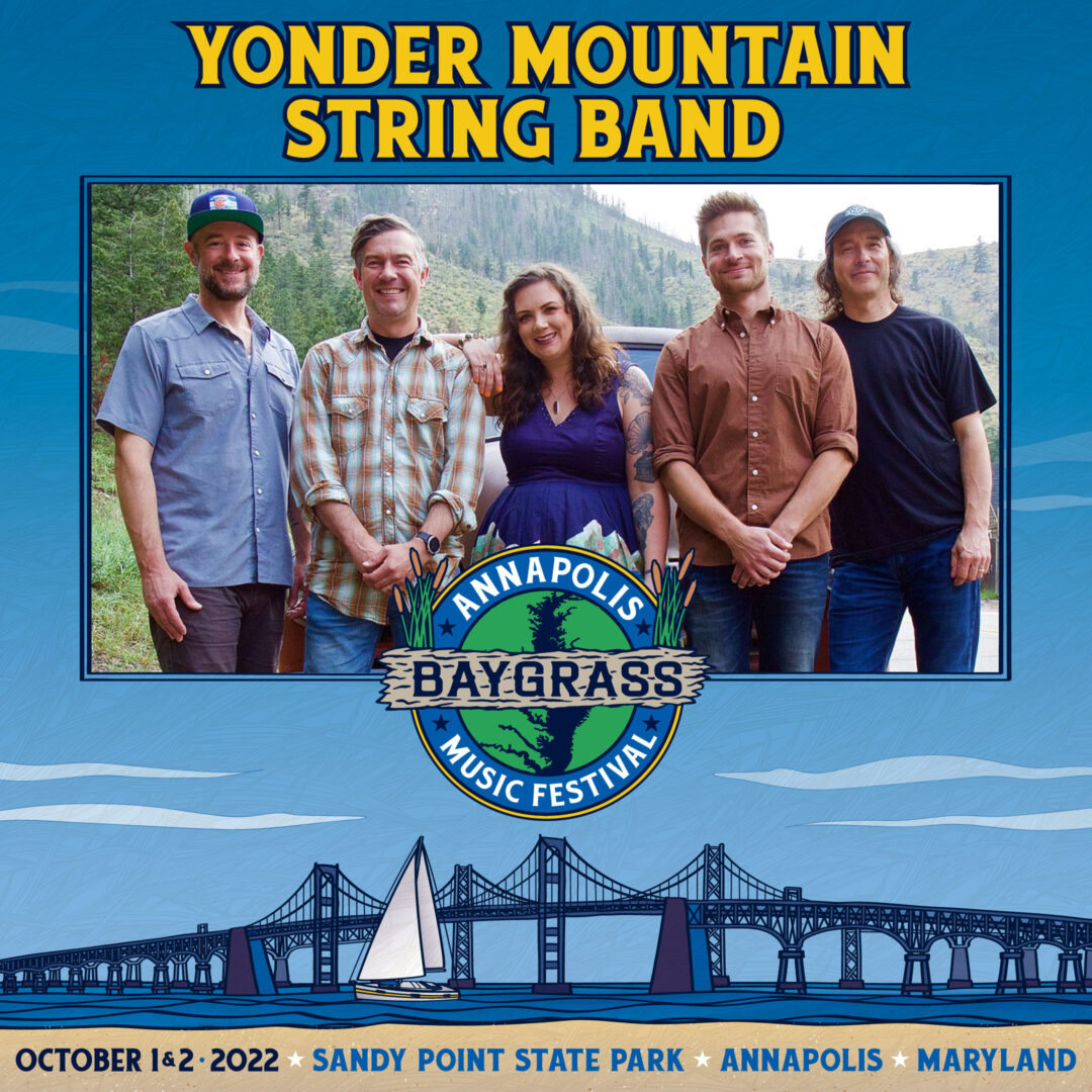 First Artist Announcement – Yonder Mountain String Band Will Perform at Annapolis Baygrass Music Festival