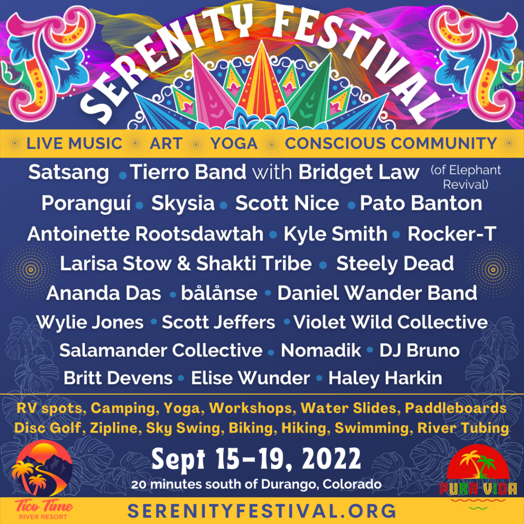 Experience Live Music, Performance Art, Workshops, Yoga, and More at Serenity Festival