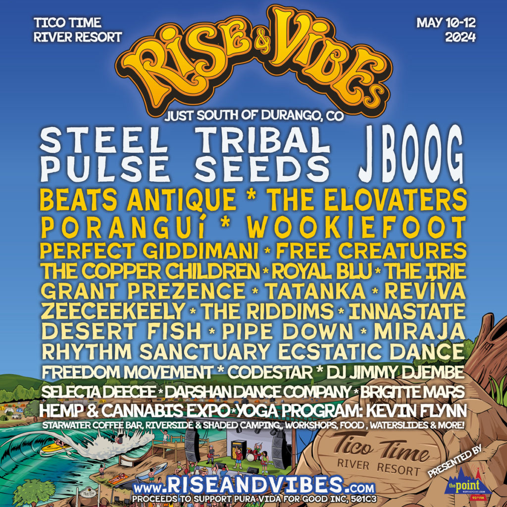 2024 Rise and Vibes May 10-12 at Tico Time Resort Lineup Announcement