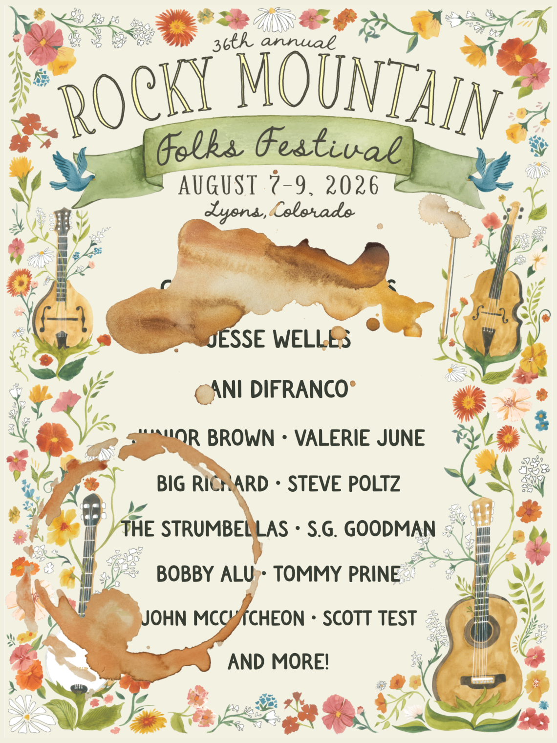 36 Years of Music and Memories: Rocky Mountain Folks Festival in Lyons