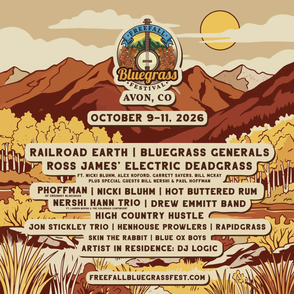 2026 Avon FreeFall Bluegrass Festival Returns October 9-11th