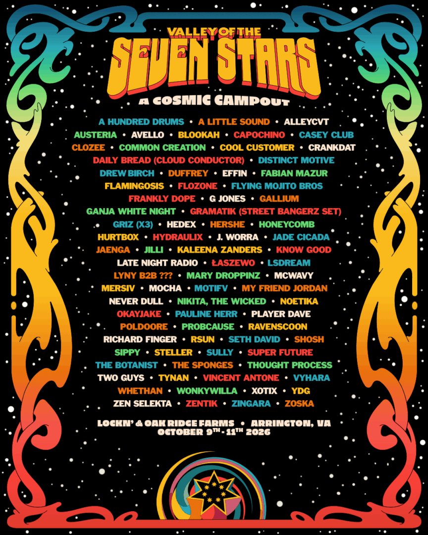 Valley of the Seven Stars: A Cosmic Campout Happening October 9th- 11th, 2026